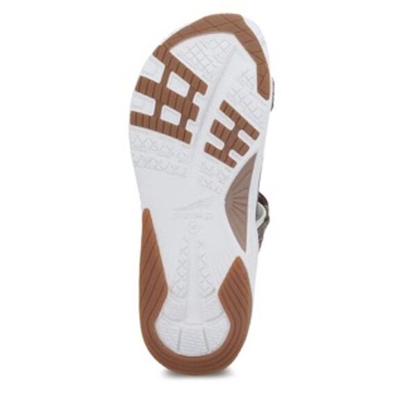 Dansko 38 Rosette Strappy Sport Sandal Brown Multi Webbing - Picture 6 of 8